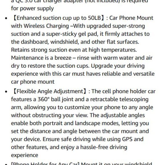 NEW Fast Wireless Car Charger - Picture 9 of 13